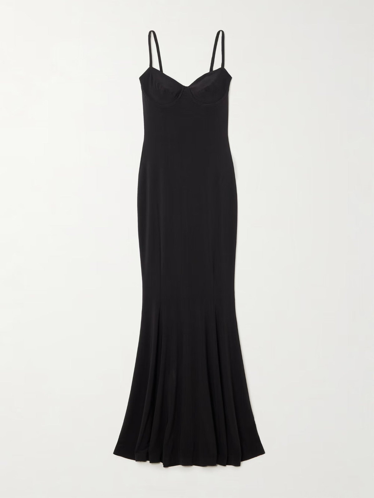 Norma Kamali Stretch-Jersey Maxi Sleeveless Dress - S